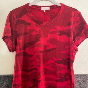 RAG & Bone Red Camo Tee Size M